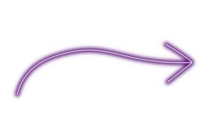 Neon- Pfeil Symbol png