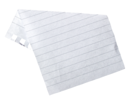 Torn paper piece on transparent background. Ripped paper label png. png