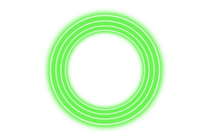 neon cirkel kader PNG