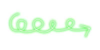 Neon arrow symbol png