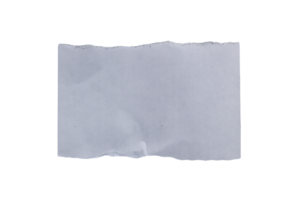 Rasgado papel pedazo en transparente antecedentes. rasgado papel etiqueta png. png