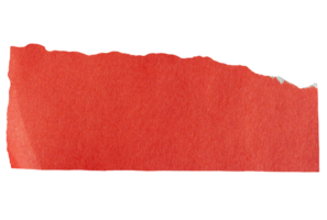 Torn paper piece on transparent background. Ripped paper label png. png