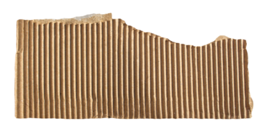 gescheurd karton papier stuk Aan transparant achtergrond. gescheurd papier etiket png. png