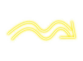 neon freccia simbolo png