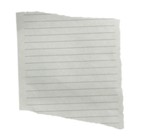 gescheurd papier stuk Aan transparant achtergrond. gescheurd papier etiket png. png