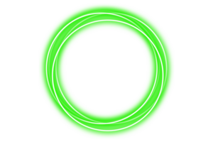 Neon circle frame png