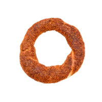 Turkish bagel on a transparent background. Simit png. png