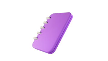 viola taccuino 3d png