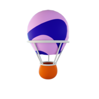 Sky Balloon transportation stylized png