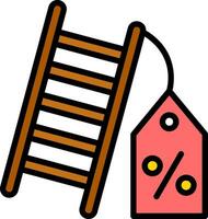 Discount Ladder Vector Icon Design