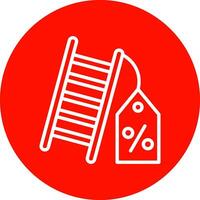 Discount Ladder Vector Icon Design