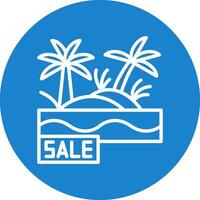 Sale Oasis Vector Icon Design