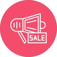 Sale Megaphone Vector Icon Design