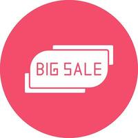 Big Sale Banner Vector Icon Design