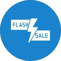 Flash Sale Lightning Vector Icon Design