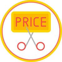 Price Slash Vector Icon Design