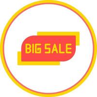 Big Sale Banner Vector Icon Design