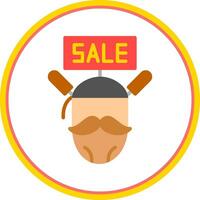 Sale Pirate Vector Icon Design