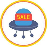 Sale UFO Vector Icon Design