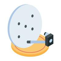 Collection of Isometric Communication Icon vector