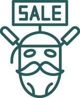 Sale Pirate Vector Icon Design