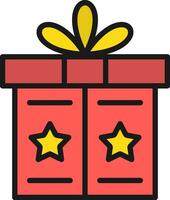 diseño de icono de vector de caja de regalo