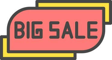 Big Sale Banner Vector Icon Design