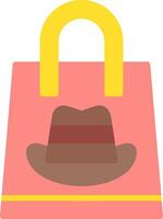 Shopping Cowboy Vector Icon Design