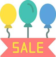 Sale Balloons Vector Icon Design