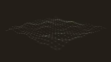 Abstract Minimal Mesh Waving Background video