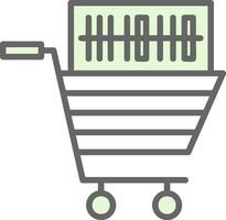 Shopping Barcode Vector Icon Design