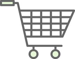 Shopping Cart Carousel Vector Icon Design