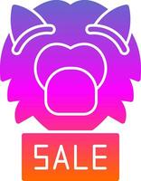 Sale Werewolf Vector Icon Design