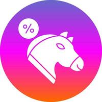 descontado unicornio vector icono diseño