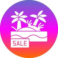 Sale Oasis Vector Icon Design