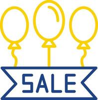 Sale Balloons Vector Icon Design