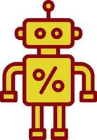 descontado robot vector icono diseño