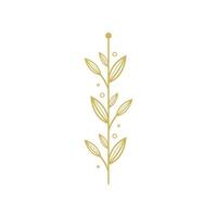 wedding flower frame element design vector