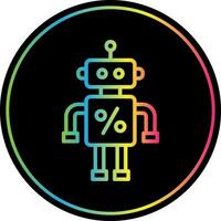 descontado robot vector icono diseño