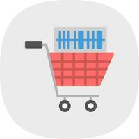 Shopping Barcode Vector Icon Design