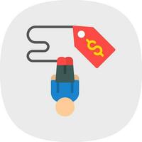 Sale Bungee Jump Vector Icon Design