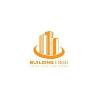 plantilla de vector de icono de logotipo de edificio