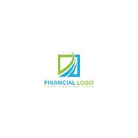 excelentes elementos de icono de logotipo de negocios, finanzas y crédito vector