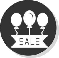 Sale Balloons Vector Icon Design