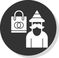 Shopping Wizard Vector Icon Design