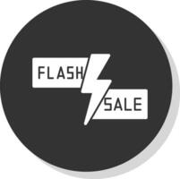 Flash Sale Lightning Vector Icon Design