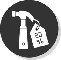 Discount Hammer Vector Icon Design