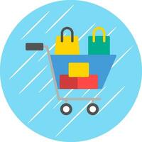 Shopping Frenzy Vector Icon Design