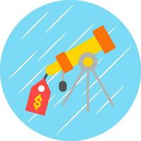 Price Tag Telescope Vector Icon Design