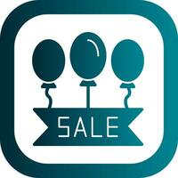 Sale Balloons Vector Icon Design